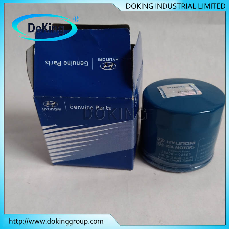 high quality oil filter   with 26300-02053